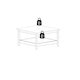 image 10 of Barcelona Coffee Table in White