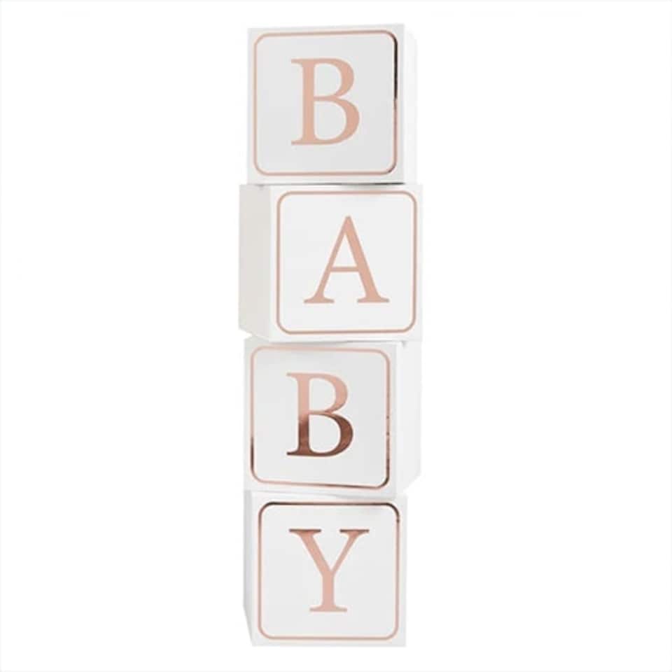 image 1 of Baby Shower Giant Blocks Boxes