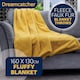 image 3 of Dreamcatcher Gold Faux Fur Blanket Throw 160x130cm | Gold | Gold | One Size | 1