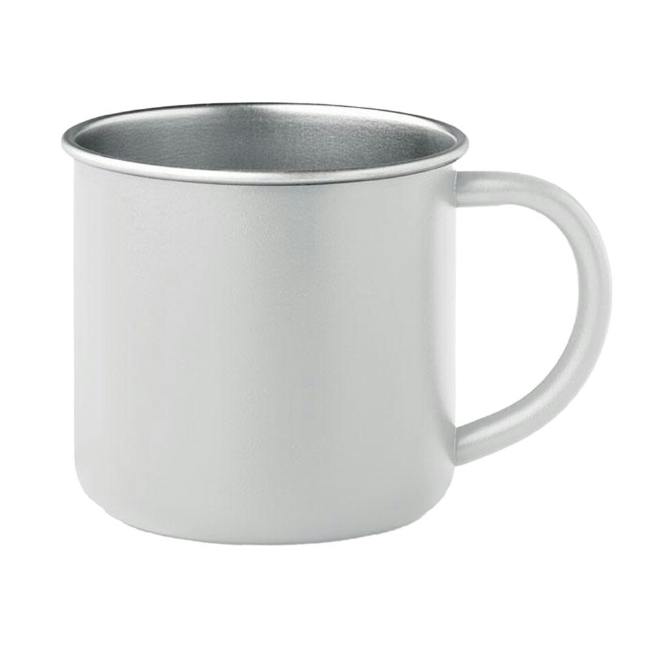 image 1 of MidOcean Caribu Recycled Stainless Steel 300ml Mug - White - One Size