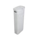 image 1 of Addis Rattan Effect Slim 40L Laundry Hamper - Light Grey