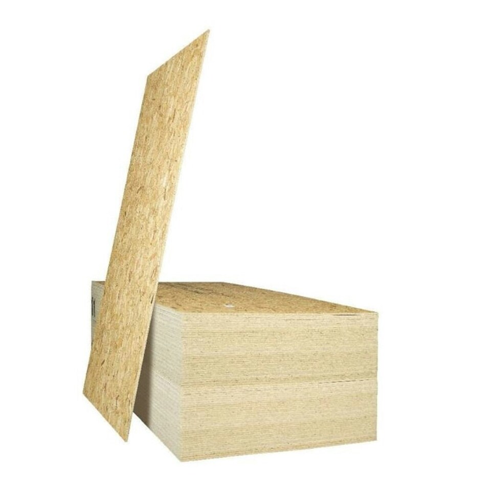 image 1 of PACK OF 20 (Total 20 Units) - 18mm OSB - General Purpose Oriented Strand Board 3 (OSB 3) - 18mm x 606mm x 1829mm