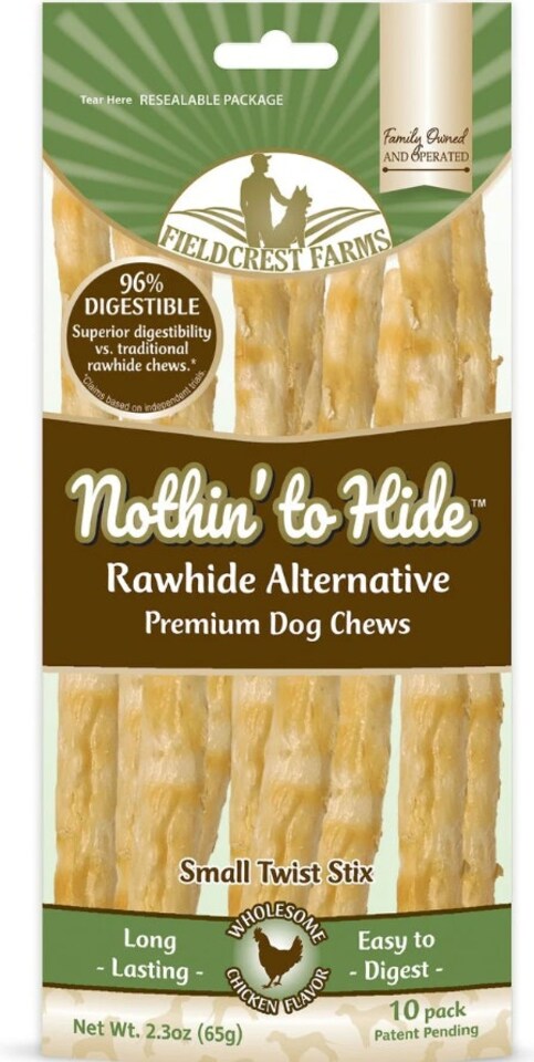 Nothing to hide chicken Twist Stick 10pk
