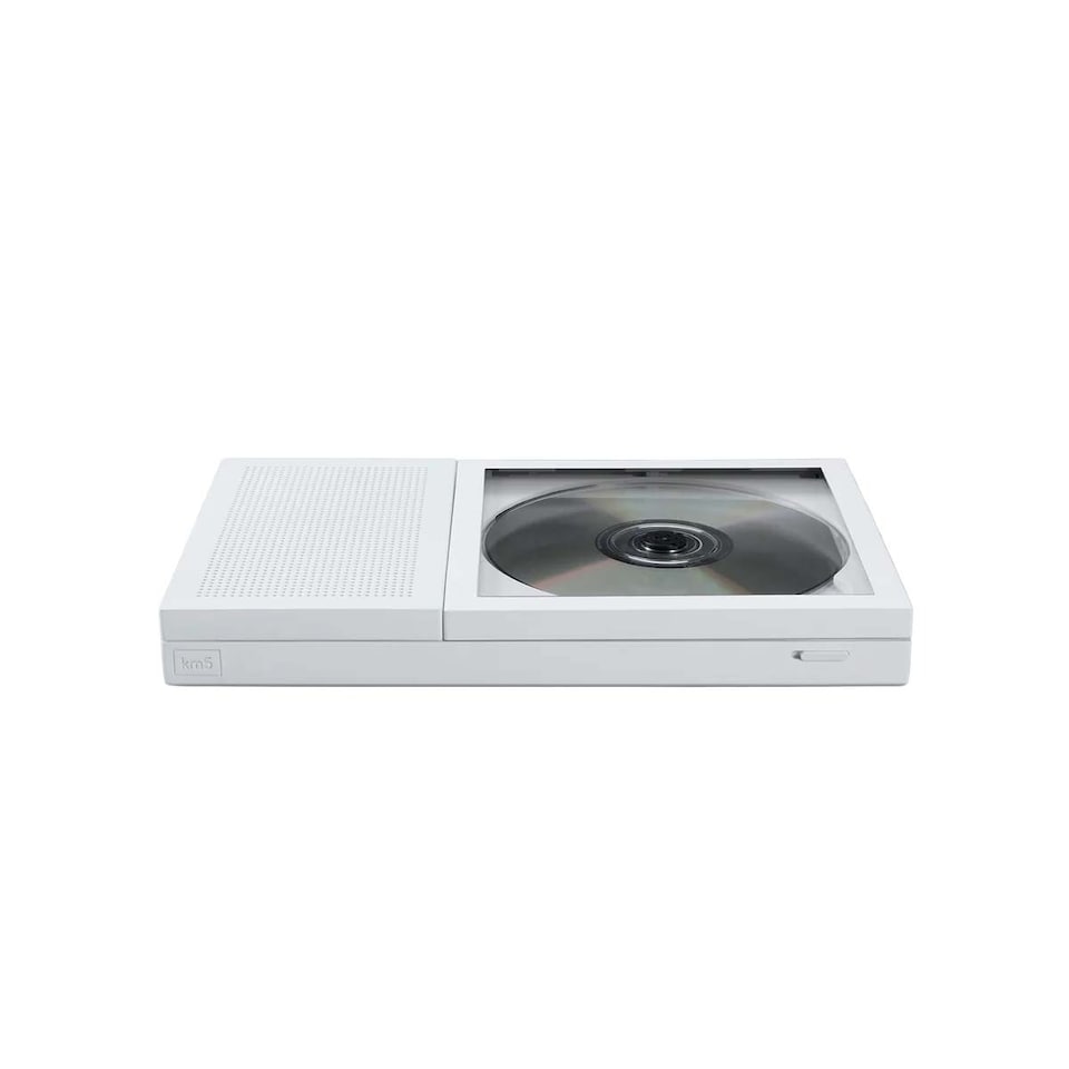 image 1 of km5 CP2 Bluetooth CD Player with Built-In Speaker - White
