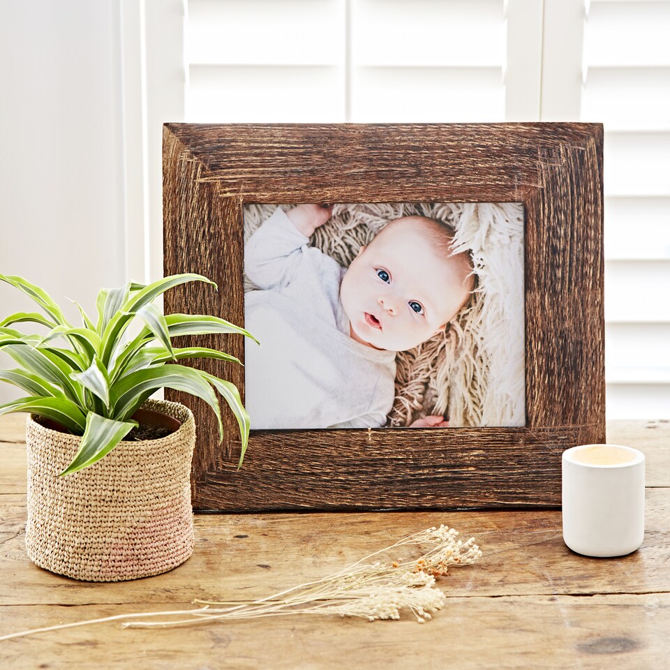 image 1 of Natural Mango Wood Photo Frame