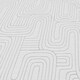 image 1 of Retro Curve Wallpaper in Light Grey with Silver Grey