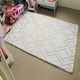 image 4 of Golden Geo Pattern (Rug) Gold | Small: 60x110cm