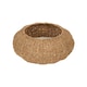 image 1 of Teamson Pets 8.7 in Neith Wicker Seagrass Dome Cat or Small Dog Bed, Tan/Cream