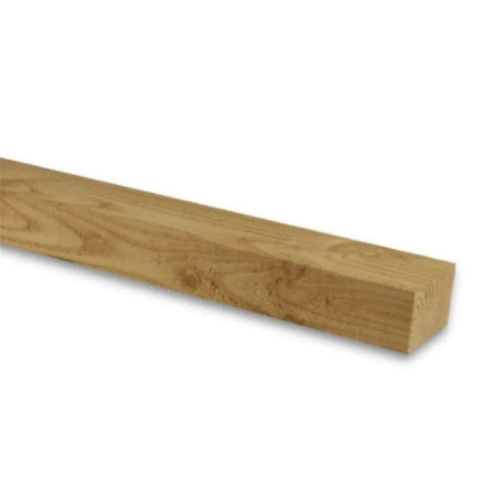 image 1 of PACK OF 20 (Total 20 Units) - 75mm x 75mm (3" x 3") Sawn Timber Carcassing Wood Softwood Timber - 1.8m Length
