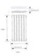 image 3 of 1800mm (H) x 410mm (W) -Anthracite Vertical Radiator (Berlin) - Single Panel - (1.8m x 0.41m) - Depth 52mm