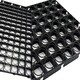 image 1 of 8 x Strong Black Paving Plastic Interlocking Turf, Lawn, Path & Gravel Protecting Drainage Mats Black