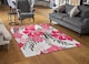 image 2 of Red & Pink Floral Rug | Multi