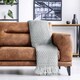 image 3 of Stockholm Collection Recycled Cotton Throw in Silver (70" x 100") Grey | Grey