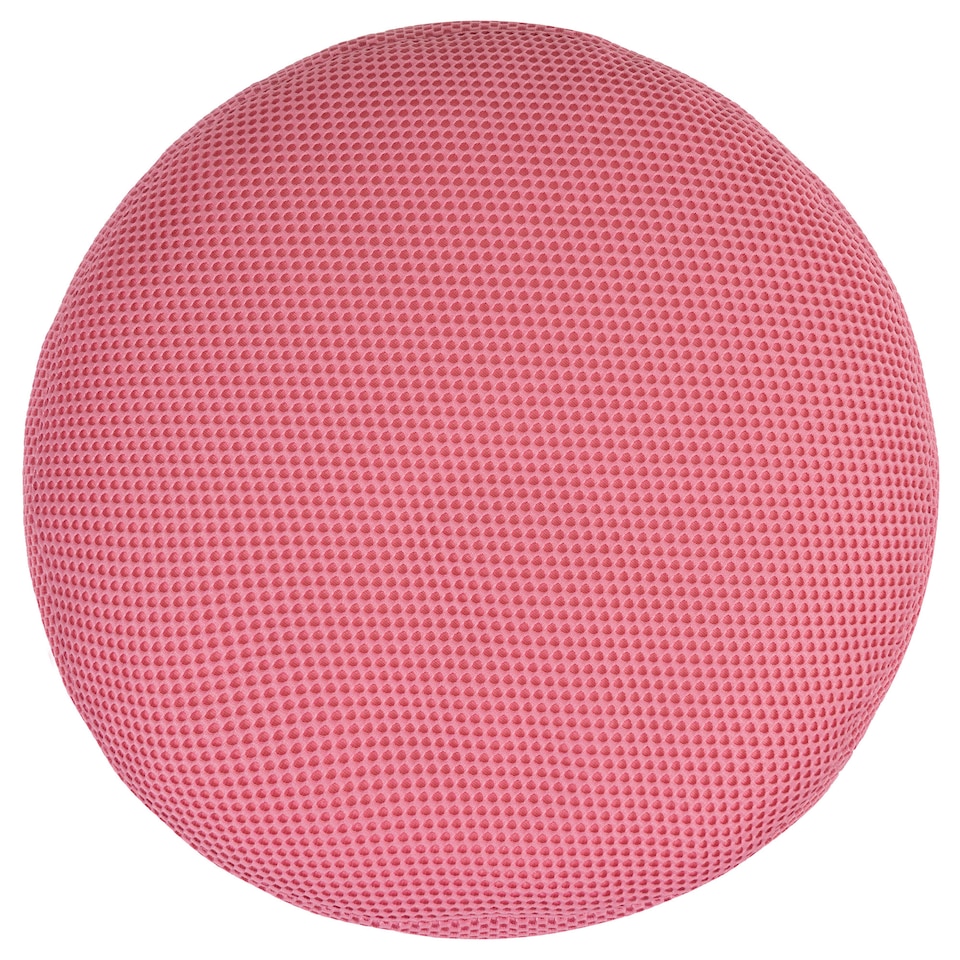 image 1 of Icon Gaming Performance Mesh Round Footstool Bean Bag, Pink