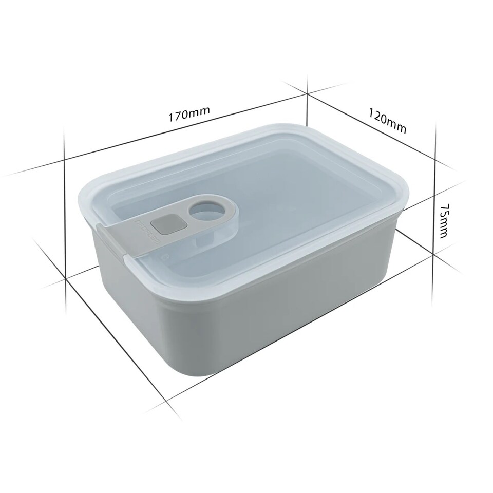 image 1 of NEOFLAM Perfect Seal Airtight Food Storage Container Grey - 820ml