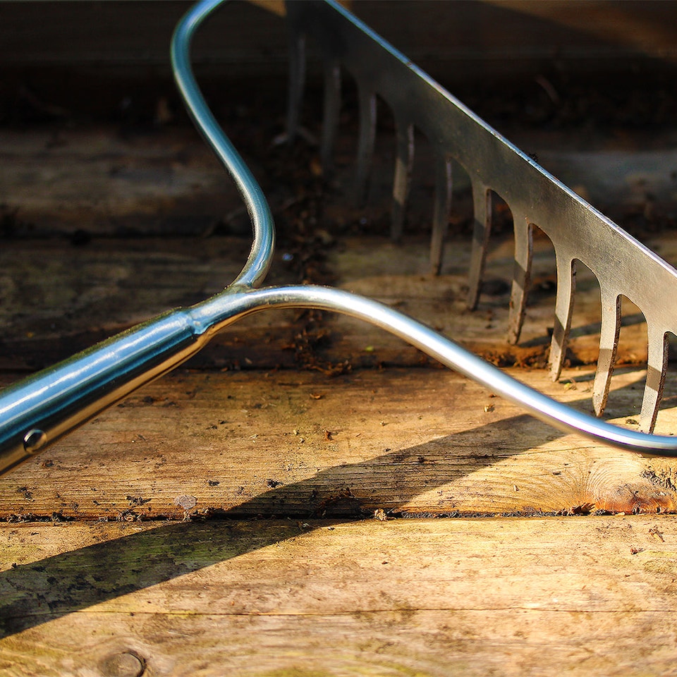 image 1 of Kent & Stowe Stainless Steel Long Handled Soil Rake | Multi | 1 x Soil Rake