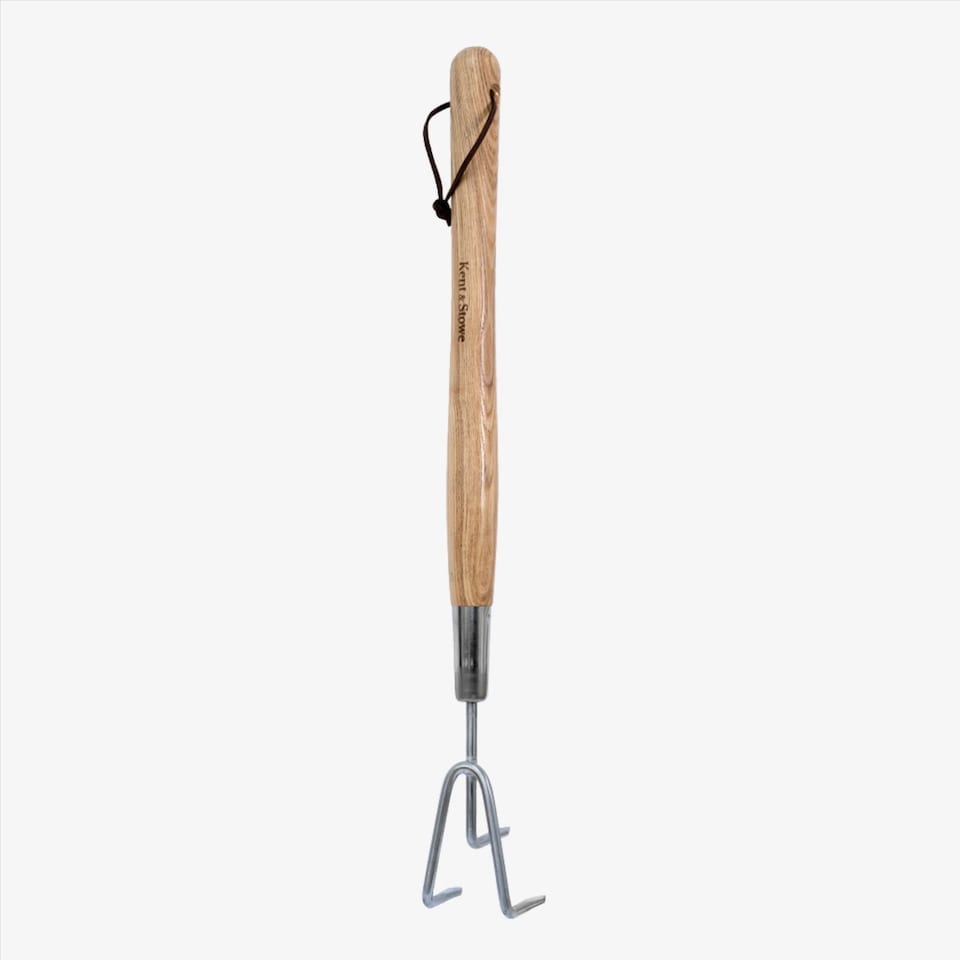 image 1 of Kent & Stowe Stainless Steel Border 3 Prong Cultivator | Multi | 21.4cm