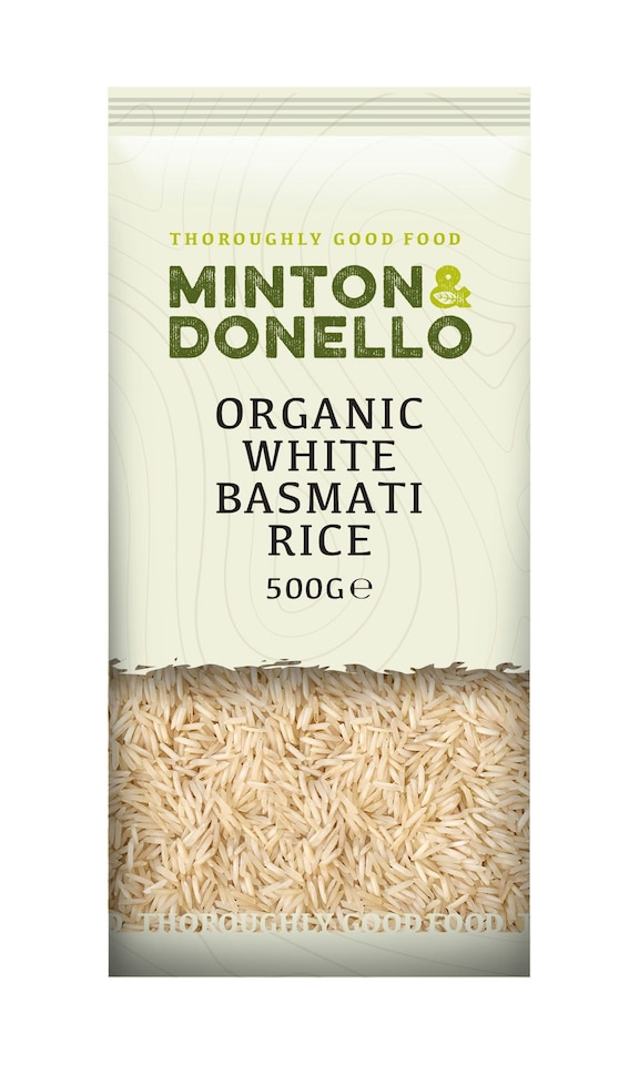 image 1 of Minton & Donello Organic White Basmati Rice 6 x 500g | Multi