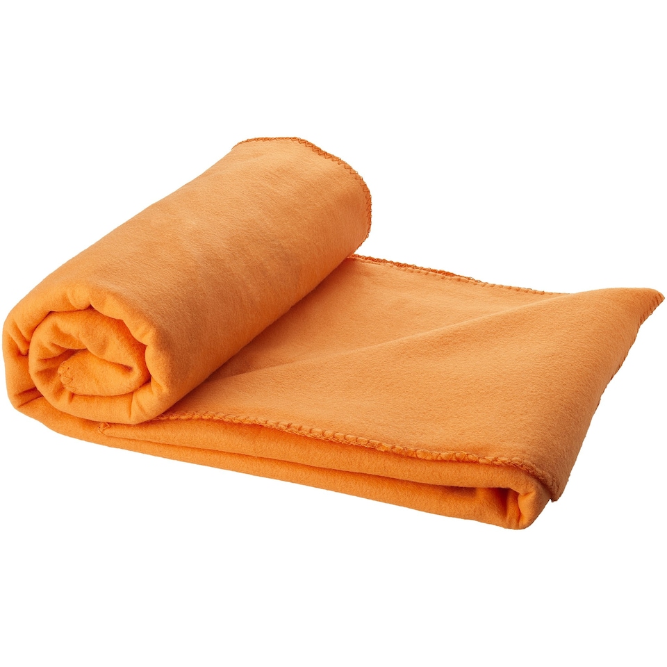 image 1 of Bullet Huggy Blanket And Pouch - Orange - 150 x 120 cm