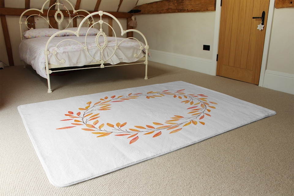 image 1 of Autumn Reath Designer Rug | Multi