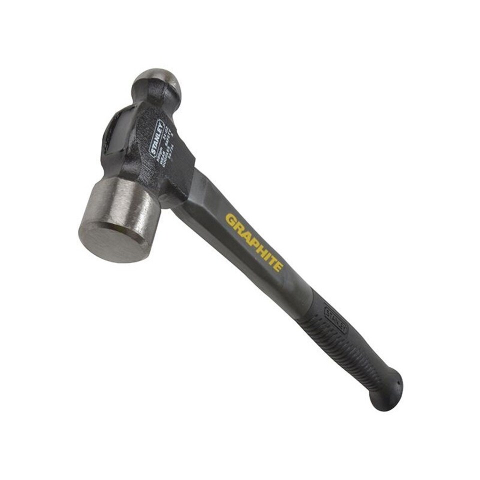 Stanley Hand Tools Ball Pein Hammer, Graphite Handle - Multi Colour - 24oz