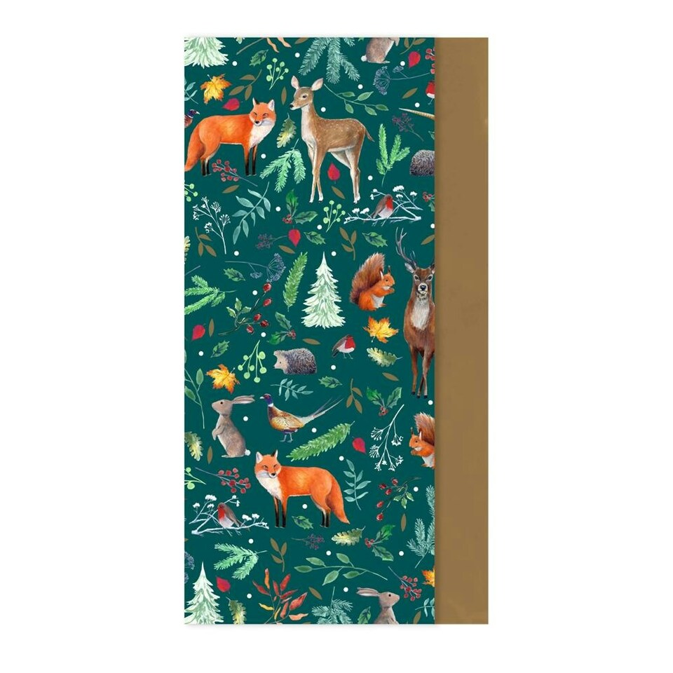 12 x Pack of 8 Sheet Christmas Woodland Animal Tissue Papers