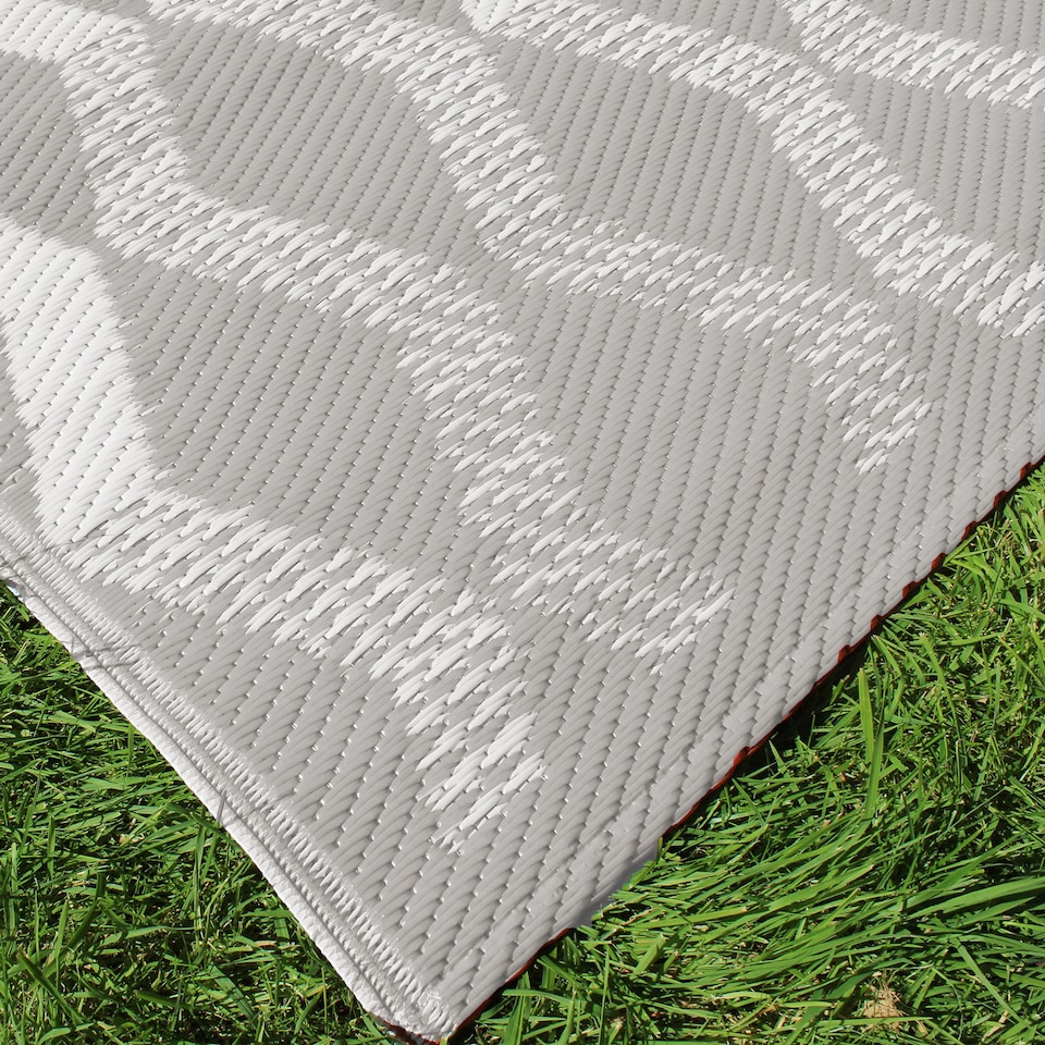 image 1 of Fusion Rico Outdoor Outdoor Rug Grey