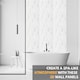 image 3 of NOVECRAFTO Decorative 3D Wall Panels (50cm x 50cm) 3D Blocks Design PVC Cladding Panel