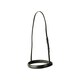 image 1 of Kincade Classic Leather Plain Horse Cavesson Noseband - Black - Cob