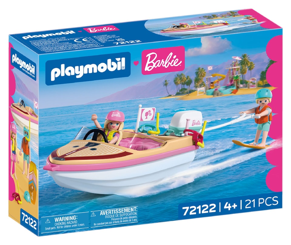 image 1 of PLAYMOBIL x Barbie Adventure Boat