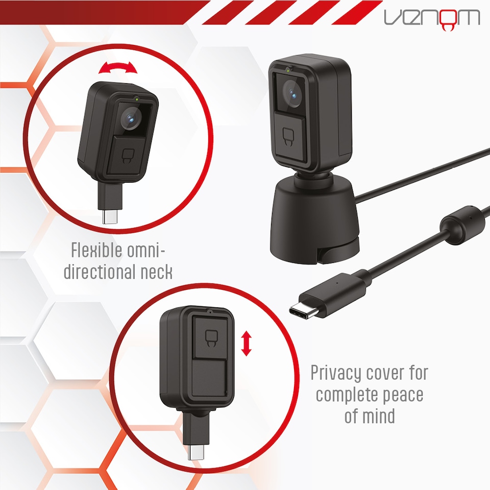 image 1 of Venom 1080p HD Game Camera for Nintendo Switch 2