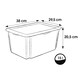 image 5 of Keeeper Paw Patrol Storage Box with Lid 15 Litre Blue Transparent