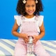 image 2 of Floss & Rock Clear Drink Bottle 450ml - Enchanted Multi | One Size
