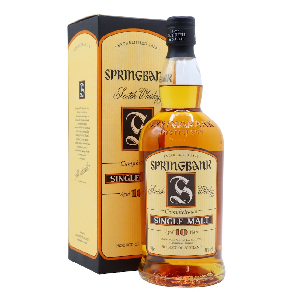 Springbank Campbeltown Single Malt 10 year old Whisky Old Bottling