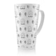 image 1 of Egyptian Pyramid And Ankh Latte Mug