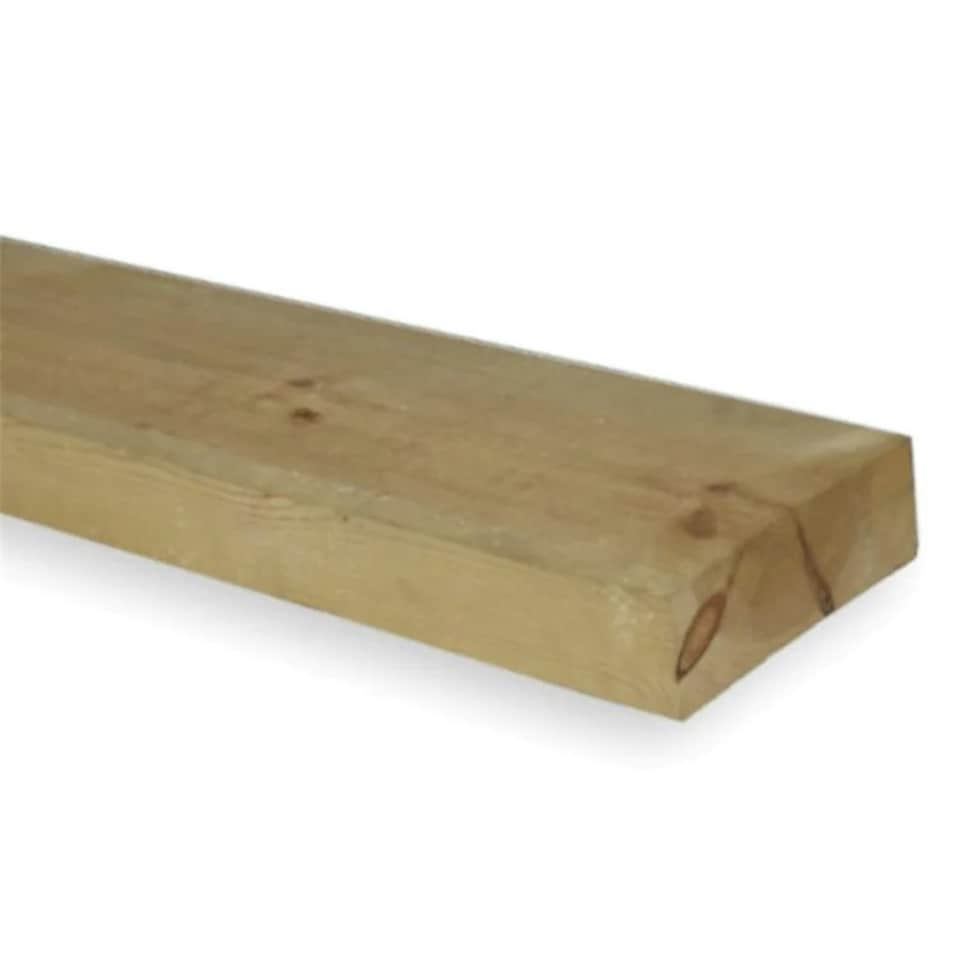 image 1 of PACK OF 15 (Total 15 Units) - 75mm x 250mm (9" x 3") Sawn Timber Carcassing Wood Softwood Timber - 2.7m Length