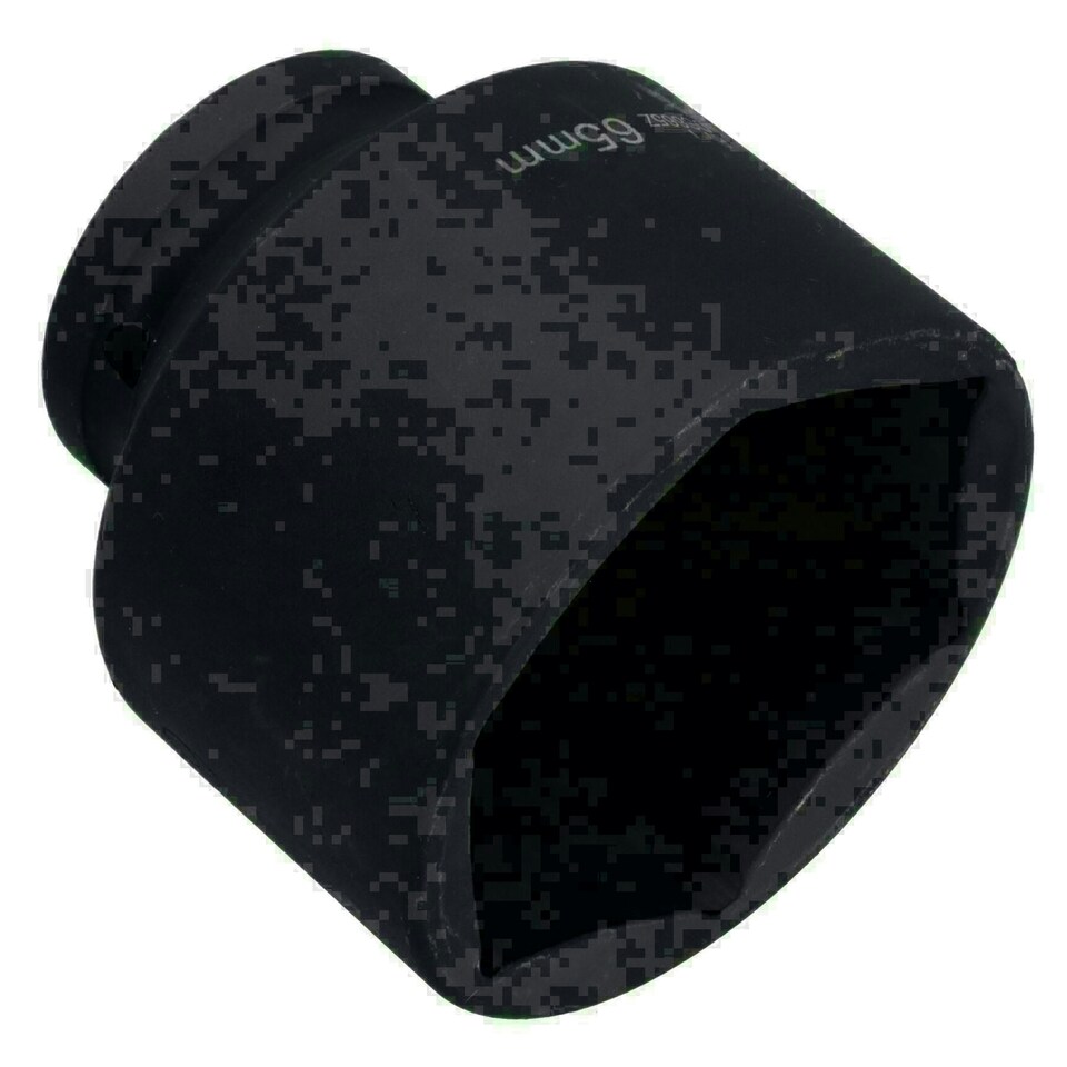 image 1 of 65mm 3/4in Drive Metric Shallow Impact Wheel Nut Socket 6 Sided Single-Hex
