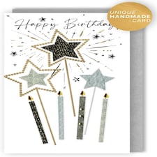 Twinkle-tacular Fun Hand-Finished Birthday Card