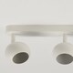 image 4 of CGC NIEVE Matt White Triple Three Head GU10 Ceiling Surface Spot Light Round Head White