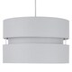 image 1 of Light Grey Layered Easy Fit Drum Light Shade Grey