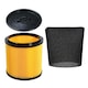image 1 of SPARES2GO Wet & Dry Cartridge Filter Kit compatible with Grizzly NTS 1423-S Inox Vacuum Cleaner