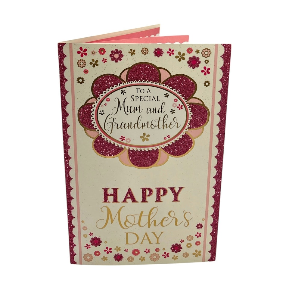 image 1 of To Special Mum and Grandmother Flower Head Design Mother's Day Boxed Card