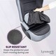image 5 of Potty Training Car Seat Protector Cover for Spills, Nappy Leaks, and Accidents - No Bucklehole Grey