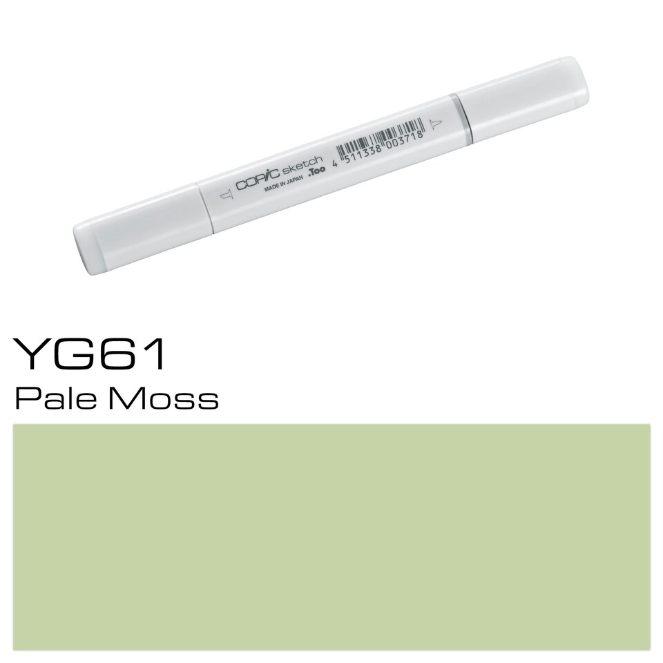 image 1 of Copic Sketch Marker, Pale Moss, Single Pen