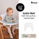 image 2 of Hauck Alpha Click Tray - White