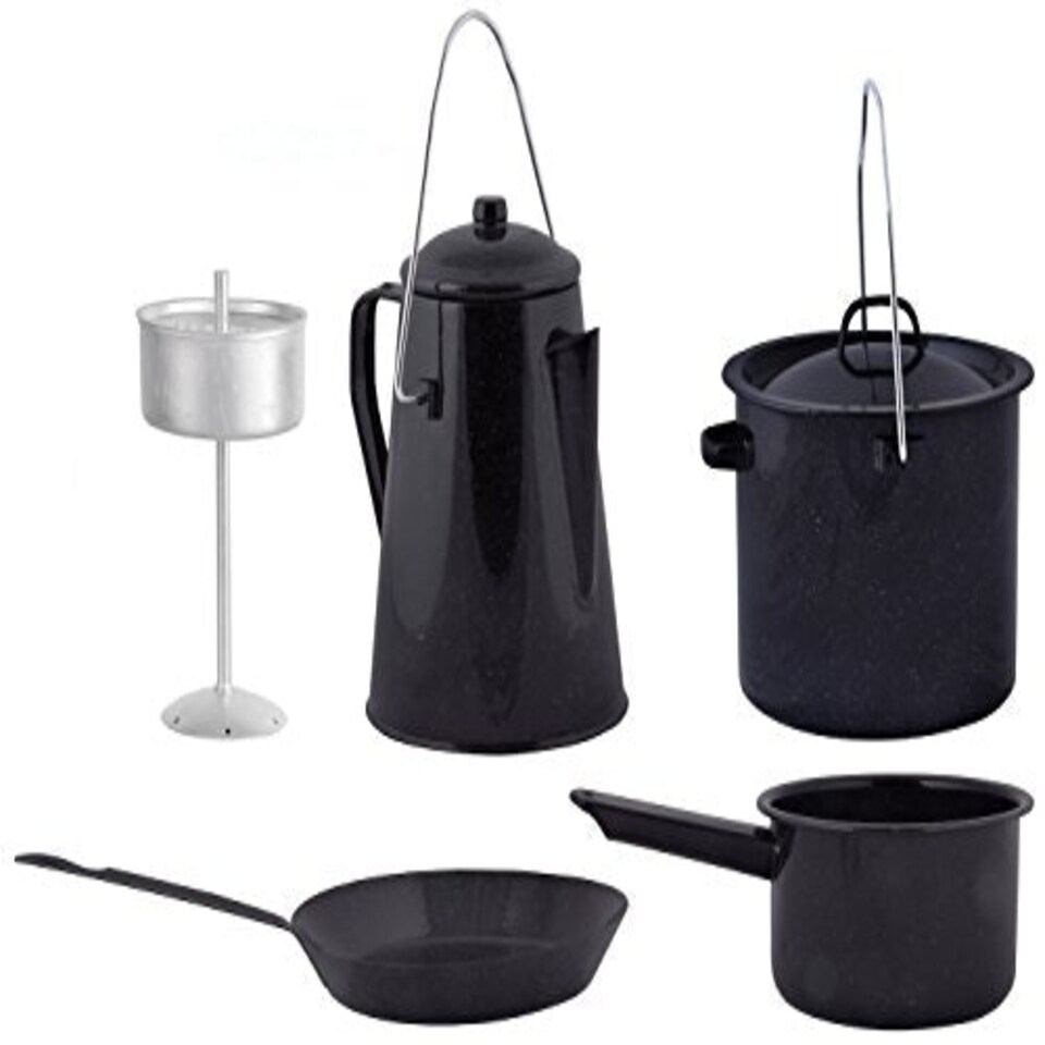 image 1 of Outdoor Camping Cooking 4-part set Grey