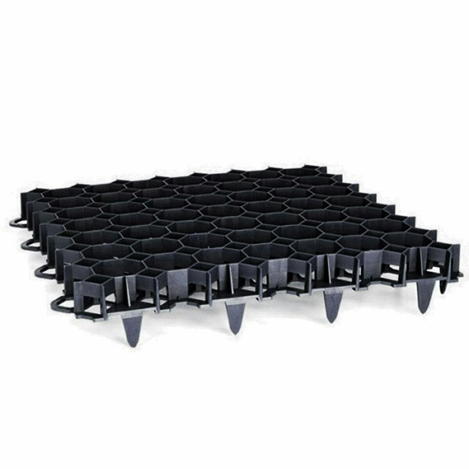 image 1 of True Products TrueGrid Ground Reinforcement Grids Gravel Grass Paving Car Park Drive Path 4 Pack 1sqm approx Black