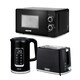 image 1 of GEEPAS 1.7L Digital Electric Kettle 2 Slice Bread Toaster & Microwave Kitchen Combo Set