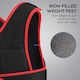 image 4 of HOMCOM 20KGS Adjustable Weight Vest Running Gym Training Weight Loss, Red