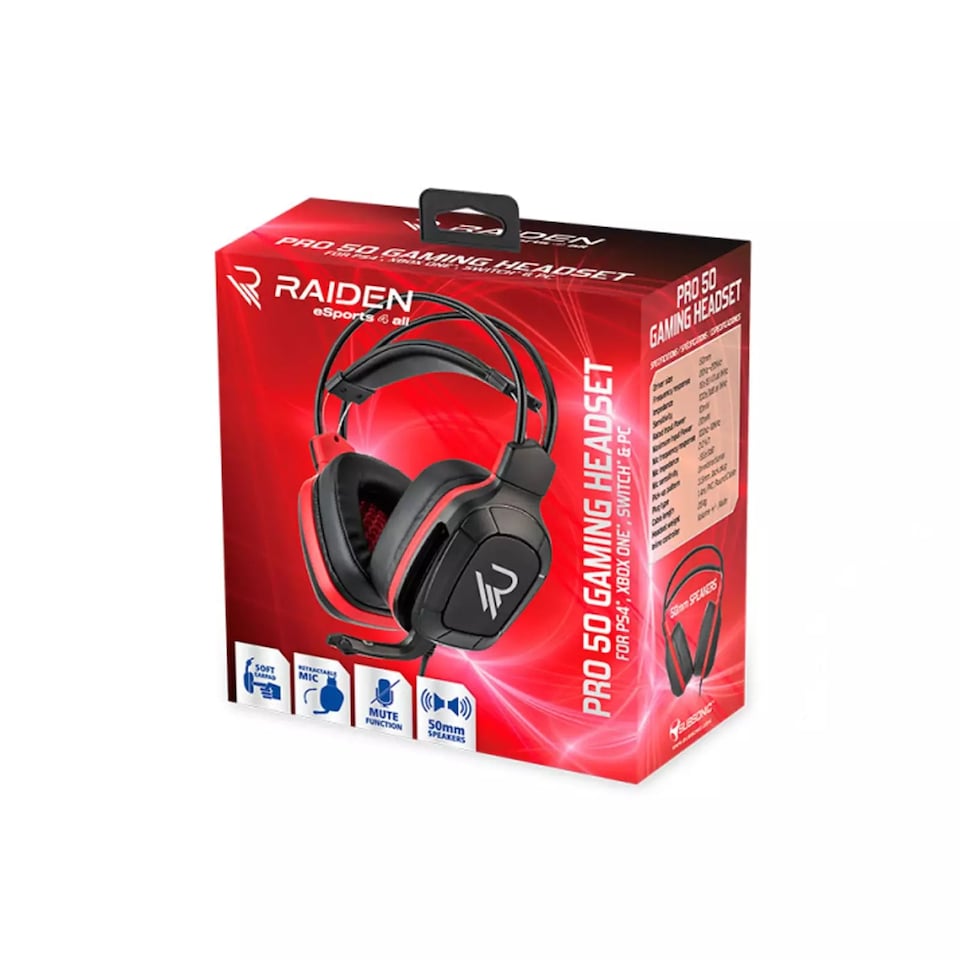 image 1 of Raiden Pro 50 Gaming Headset